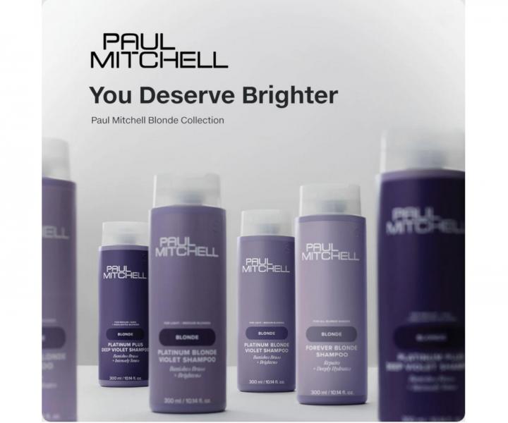 Szampon neutralizujcy do wosw blond i z pasemkami Paul Mitchell Blonde Platinum Blonde Violet Shampoo - 300 ml