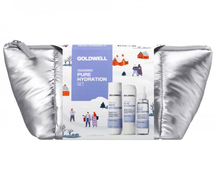 Zestaw upominkowy do wszystkich rodzaj�w w�os�w Goldwell Dualsenses Pure Hydration Set + kosmetyczka gratis
