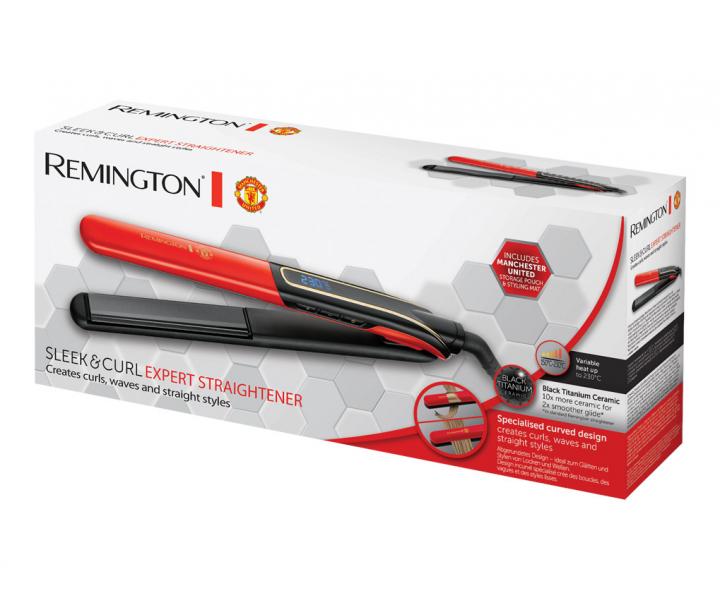 Prostownica do wosw Remington Sleek&Curl Manchester United S6755