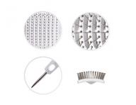 Szczotka do w�os�w p�aska z nylonowym w�osiem Olivia Garden Ceramic + Ion XL Pro - 80 mm