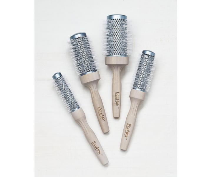 Okrga szczotka z bambusow rczk Olivia Garden EcoHair Thermal - 34 mm