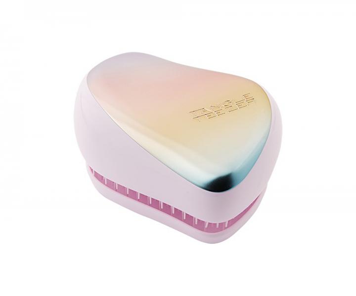 Szczotka do rozczesywania w�os�w Tangle Teezer Compact Styler Pearlescent Matte Chrome - t�czowa