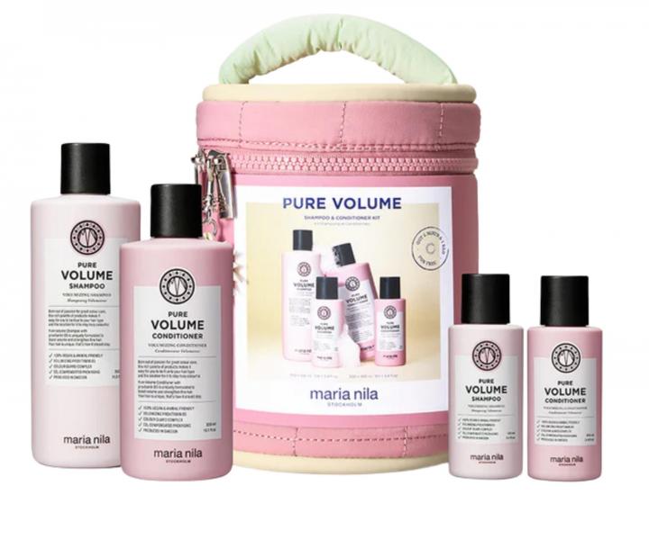 Zestaw upominkowy nadaj�cy obj�to�� cienkim w�osom Maria Nila Pure Volume Beauty Bag + kosmetyczka gratis