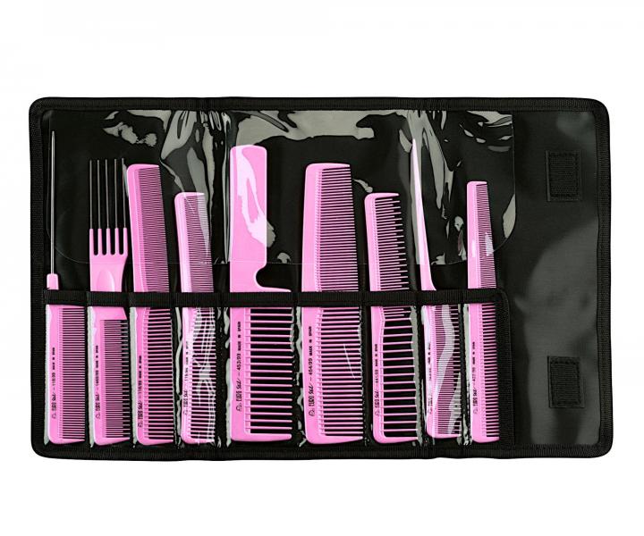 Zestaw profesjonalnych grzebieni w etui Eurostil Professional