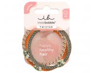 Zestaw ozdobnych gumek do w�os�w Invisibobble Twistar Orange Affaire - 3 szt.
