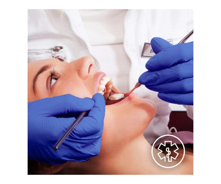 Rkawiczki nitrylowe nawilane Espeon Nitril Moistcare 3 - 100 szt - granatowe - M