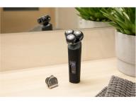 Golarka rotacyjna z trymerem samoczyszczca Sencor SMS 7000BK - czarna