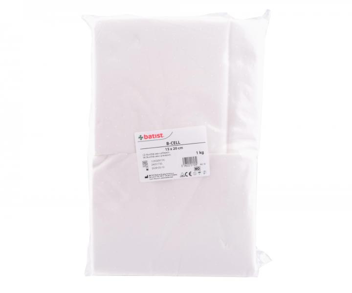 Wata celulozowa w przycitych arkuszach Batist B-Cell - 1000 g - wymiary 15 x 20 cm