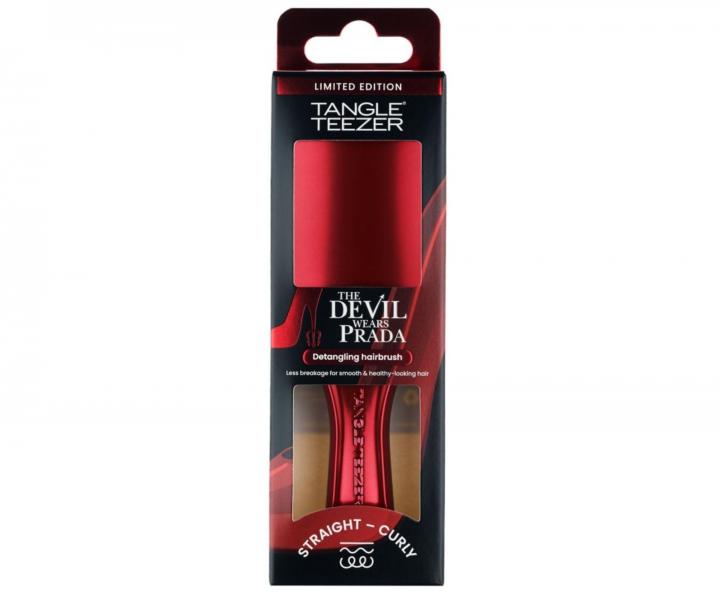 Szczotka podr�na do rozczesywania Tangle Teezer Ultimate Detangler Mini The Devil Wears Prada - czerwono-czarna metaliczna