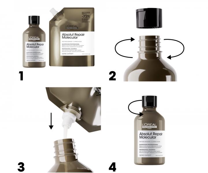 Szampon do wosw zniszczonych Loral Professionnel Serie Expert Absolut Repair Molecular