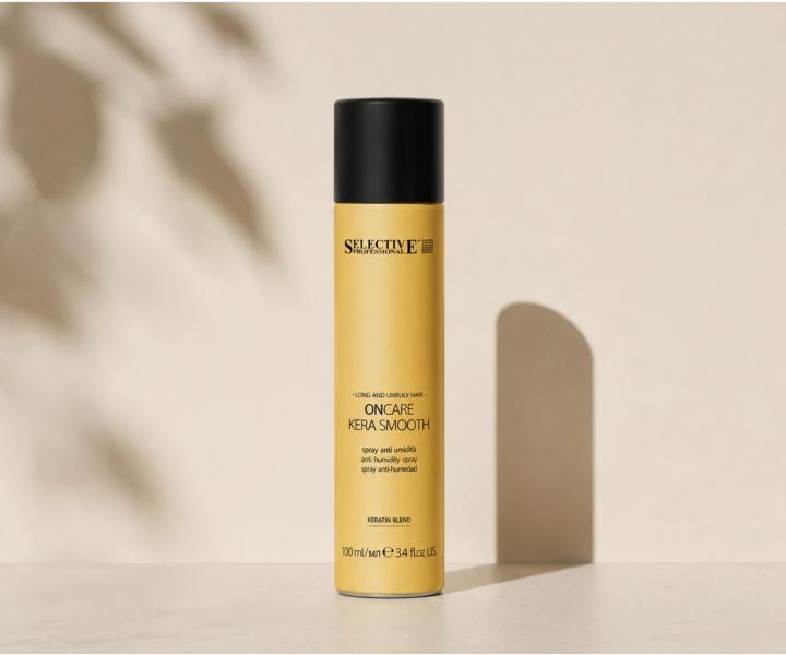 Spray bez sp�ukiwania do w�os�w d�ugich i niesfornych Selective Professional OnCare Kera Smooth Leave In Anti Humidity - 100 ml