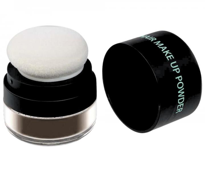 Puder do maskowania odrost�w i siwych w�os�w Sibel Hair Make-up Powder - ciemny br�z - 3 g