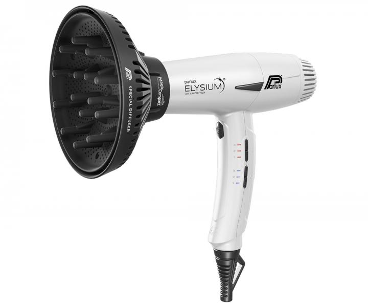 Profesjonalna suszarka do wosw z dyfuzorem Parlux Elysium Matt White - 2300 W - biaa matowa