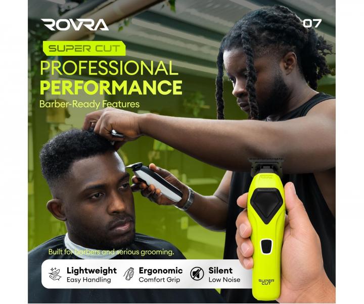 Profesjonalna maszynka do w�os�w z wymiennymi obudowami Rovra Super Cut Professional