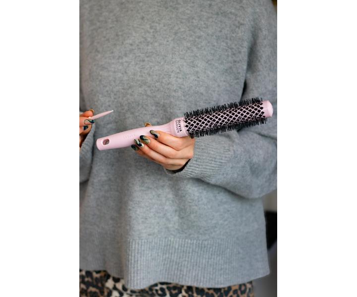 Okrga szczotka do modelowania wosw Olivia Garden Expert Blowout Speed XL Pastel Pink