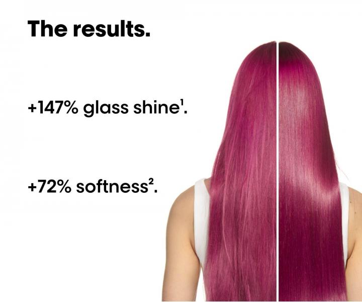 Zestaw podr�ny do piel�gnacji w�os�w farbowanych Lor�al Professionnel Serie Expert Vitamino Color Spectrum Glass Shine Hair Kit