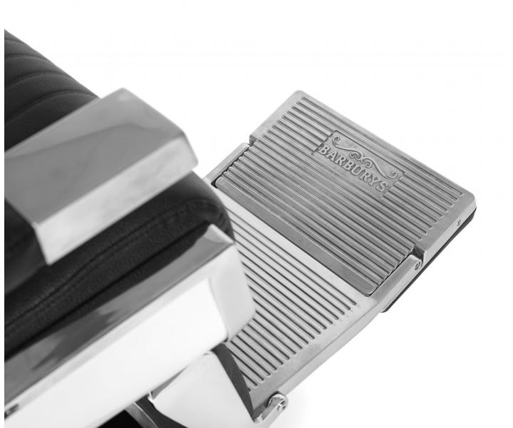 Fotel fryzjerski barberski Sibel Barburys Jethro - czarny