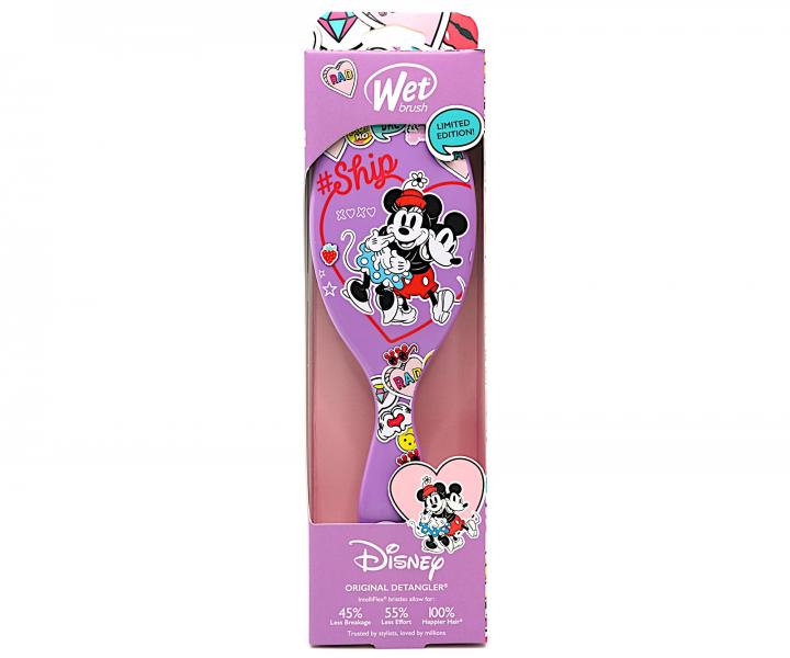 Szczotka do rozczesywania w�os�w Wet Brush Original Detangler Mickey - fioletowa