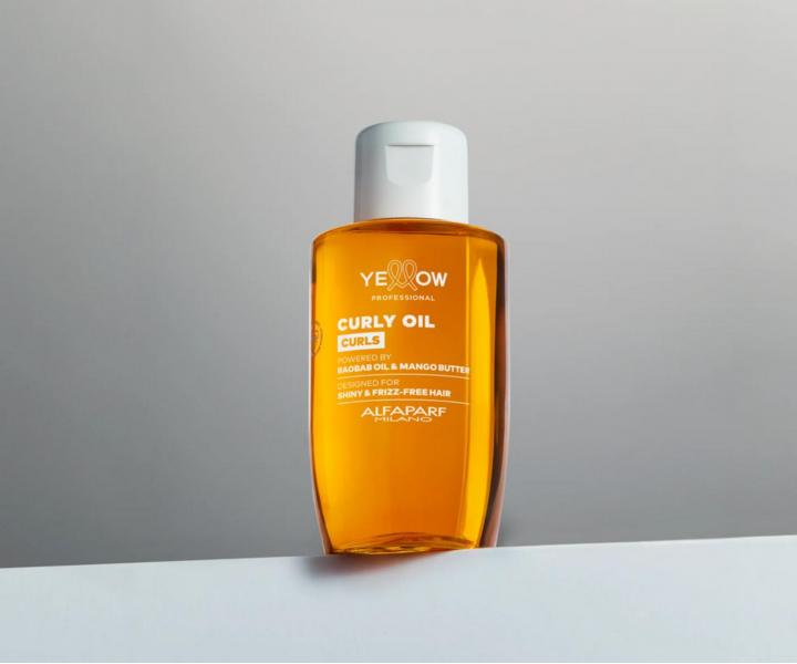 Seria do w�os�w falowanych, kr�conych i afro Yellow Professional Curls