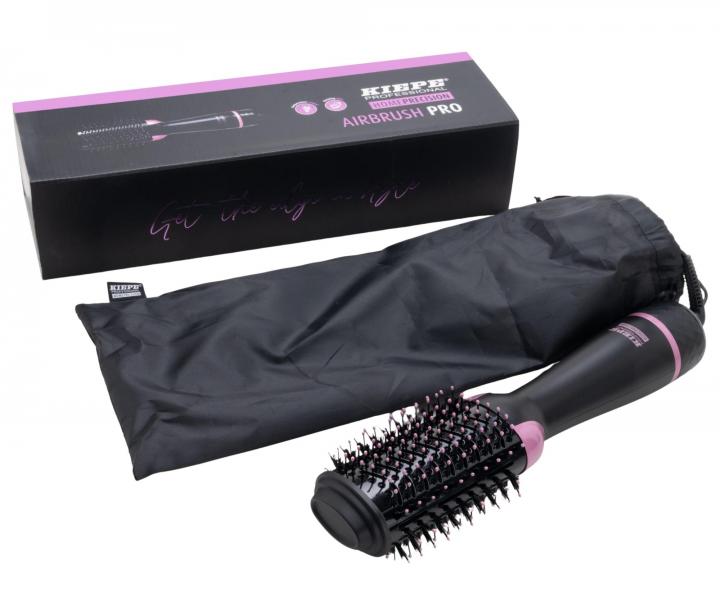 Owalna suszarko-lok�wka do w�os�w Kiepe Professional Home Precision Airbrush Pro - 1200 W - czarna