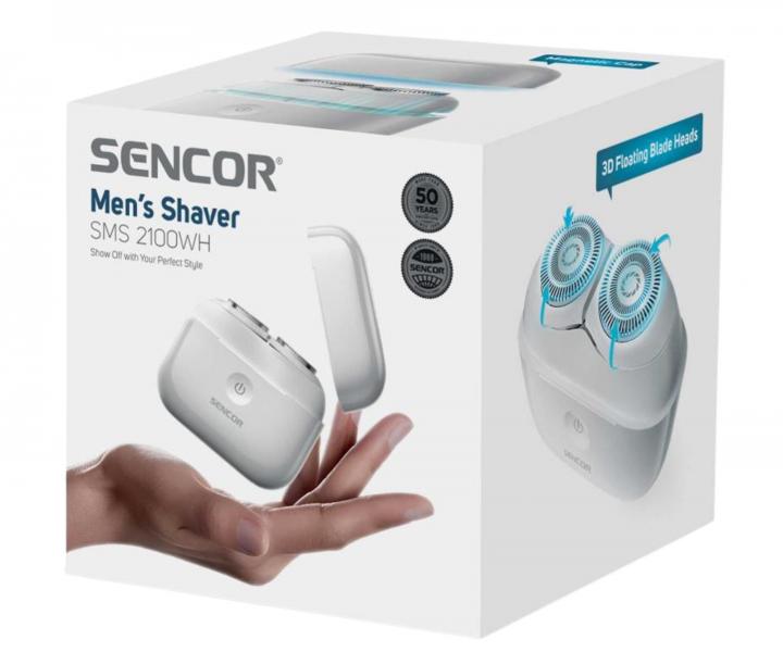 Rotacyjna golarka do brody Sencor Men's Shaver SMS 2100WH - bia�a