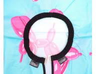 Peleryna fryzjerska do strzyenia wosw Eurostil Professional - balonowy piesek - metalowy haczyk