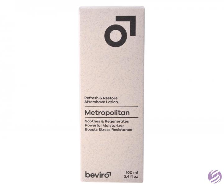 Orze�wiaj�ca i regeneruj�ca woda po goleniu Beviro Refresh & Restore Aftershave Lotion Metropolitan - 100 ml
