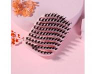 Szczotka do w�os�w z w�osiem dzika i nylonowym Sister Young Mila Pocket Hair Brush - jasnor�owa