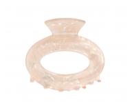 Klamra do wosw Invisibobble Clipstar M Rosy Bliss - rowa z perowym efektem