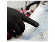 Rkawiczki lateksowe Espeon Latex Black - 100 szt - czarne - M