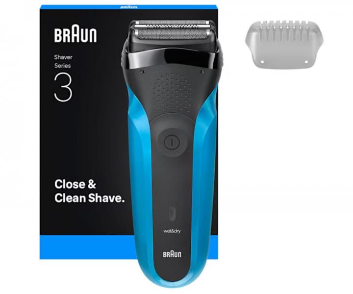 Golarka foliowa Braun Series 3 310s - czarno-turkusowa