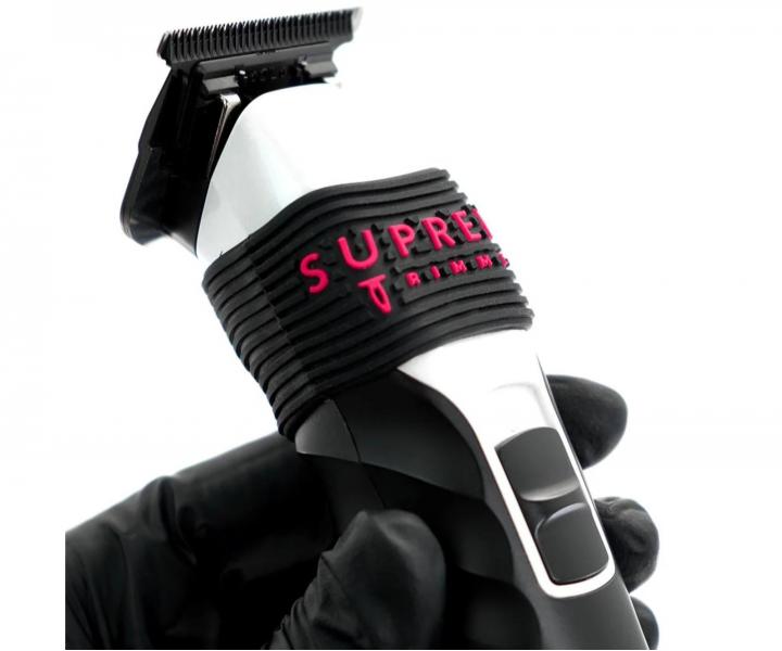 Antypo�lizgowe nak�adki na maszynki do strzy�enia Supreme Trimmer Clipper Grip - czarne - 5 szt.