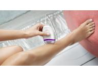 Depilator damski Philips Satinelle 2000 BRE225/00 - bia�o-fioletowy - rozpakowany, uszkodzone opakowanie
