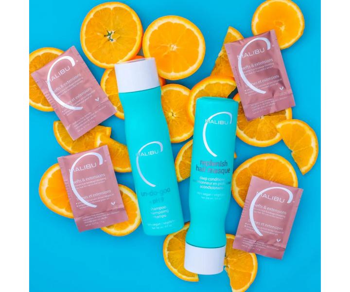 Zestaw do pielgnacji wosw przeduanych Malibu C Wefts & Extensions Wellness