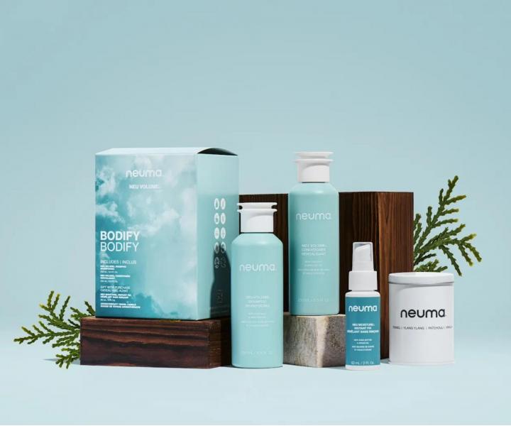Zestaw upominkowy do wosw delikatnych i cienkich zwikszajcy objto Neuma Neu Volume Bodify + wieczka i spray gratis