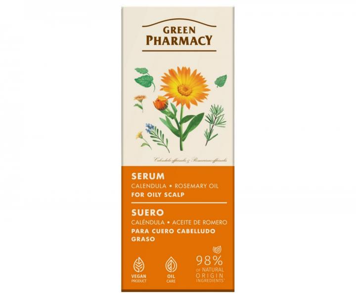 Serum do przet�uszczaj�cej si� sk�ry g�owy Green Pharmacy Serum For Oily Scalp - 100 ml