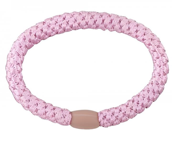 Zestaw kolorowych gumek do w�os�w Sibel Twisties - r�owe - 4 szt.