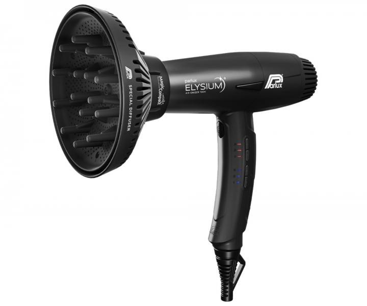 Profesjonalna suszarka do wosw z dyfuzorem Parlux Elysium Black - 2300 W - czarna z poyskiem