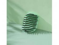 Szczotka do w�os�w z w�osiem dzika i nylonowym Sister Young Mila Pocket Hair Brush - jasnozielona
