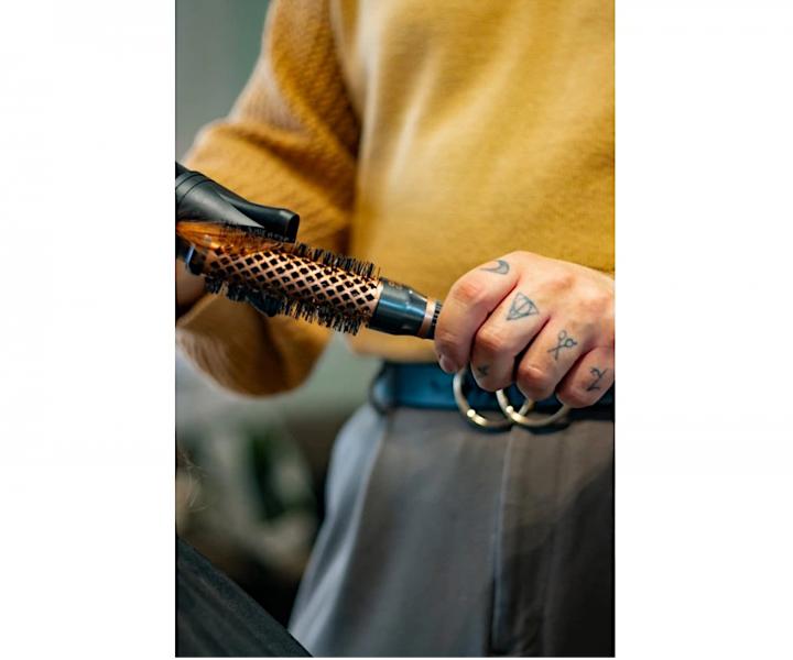 Okrga szczotka do modelowania wosw Olivia Garden Expert Blowout Heat Nylgard - 15 mm