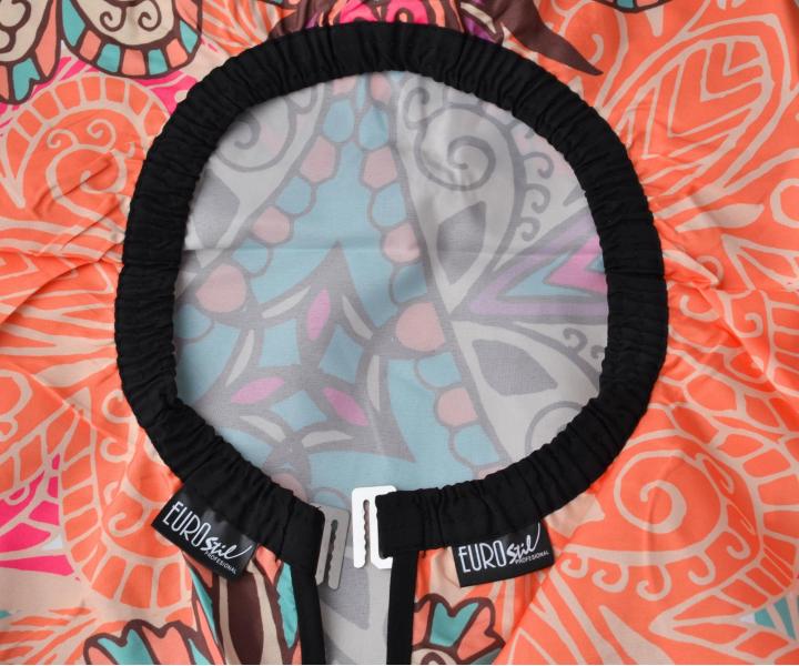 Peleryna fryzjerska do strzyenia wosw Eurostil Professional - boho - metalowy haczyk