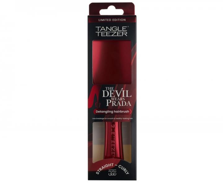 Szczotka do rozczesywania w�os�w Tangle Teezer The Ultimate Detangler The Devil Wears Prada - czerwono-czarna metaliczna