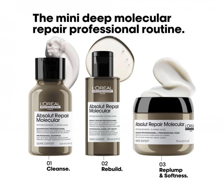 Maska do w�os�w zniszczonych Lor�al Professionnel Serie Expert Absolut Repair Molecular - 75 ml