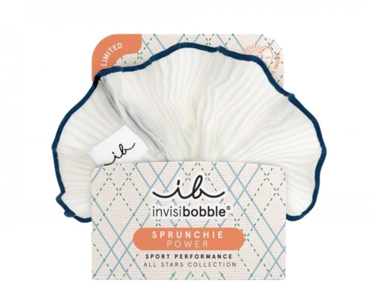 Ozdobna gumka spiralka Invisibobble Sprunchie Power All Stars Match Point - bia�a