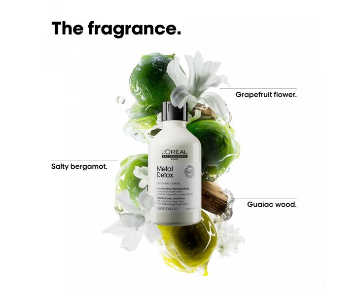 Szampon do wosw farbowanych i zniszczonych Loral Professionnel Serie Expert Metal Detox - 300 ml