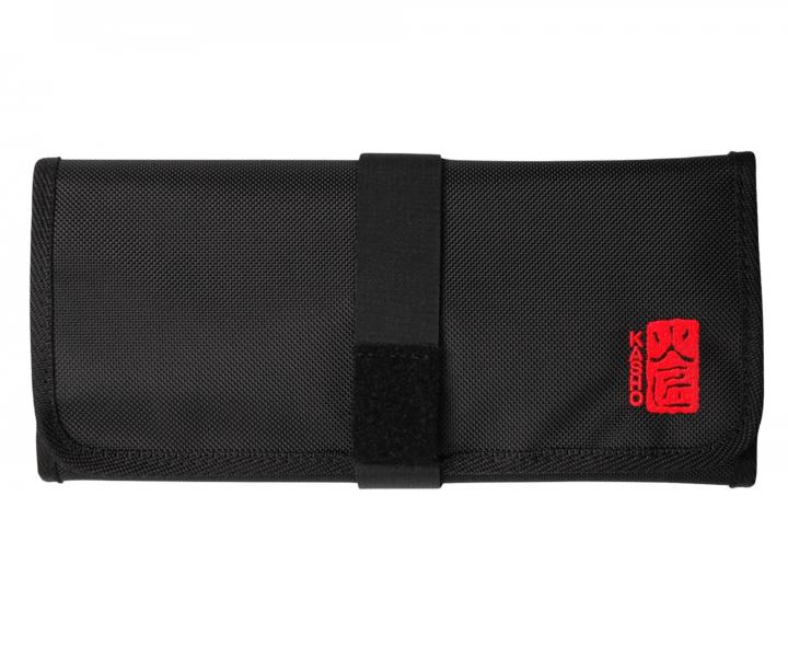 Zestaw profesjonalnych grzebieni karbonowych w etui Kasho CC-Roll Set - czarny