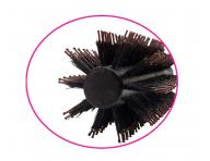 Okr�g�a drewniana szczotka do w�os�w z w�osiem dzika i nylonowym Duko 1037 - 15 mm