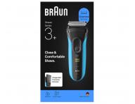 Golarka foliowa Braun Series 3+ 3040s - czarno-turkusowa