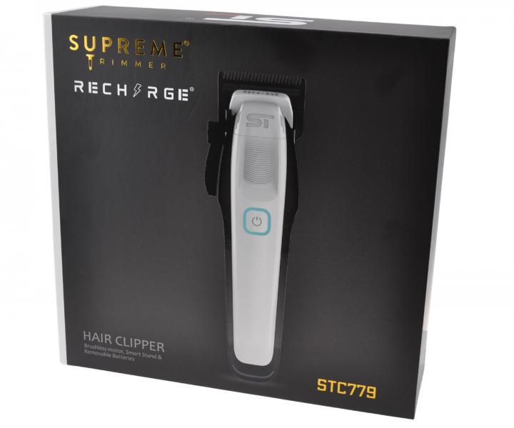 Profesjonalna maszynka do strzy�enia z wymiennymi akumulatorami Supreme Trimmer Recharge STC779/W - bia�a