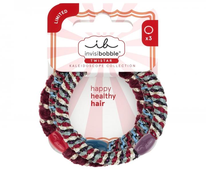 Ozdobne gumki do w�os�w Invisibobble Twistar Kaleidoscope Joyspins - 3 szt.